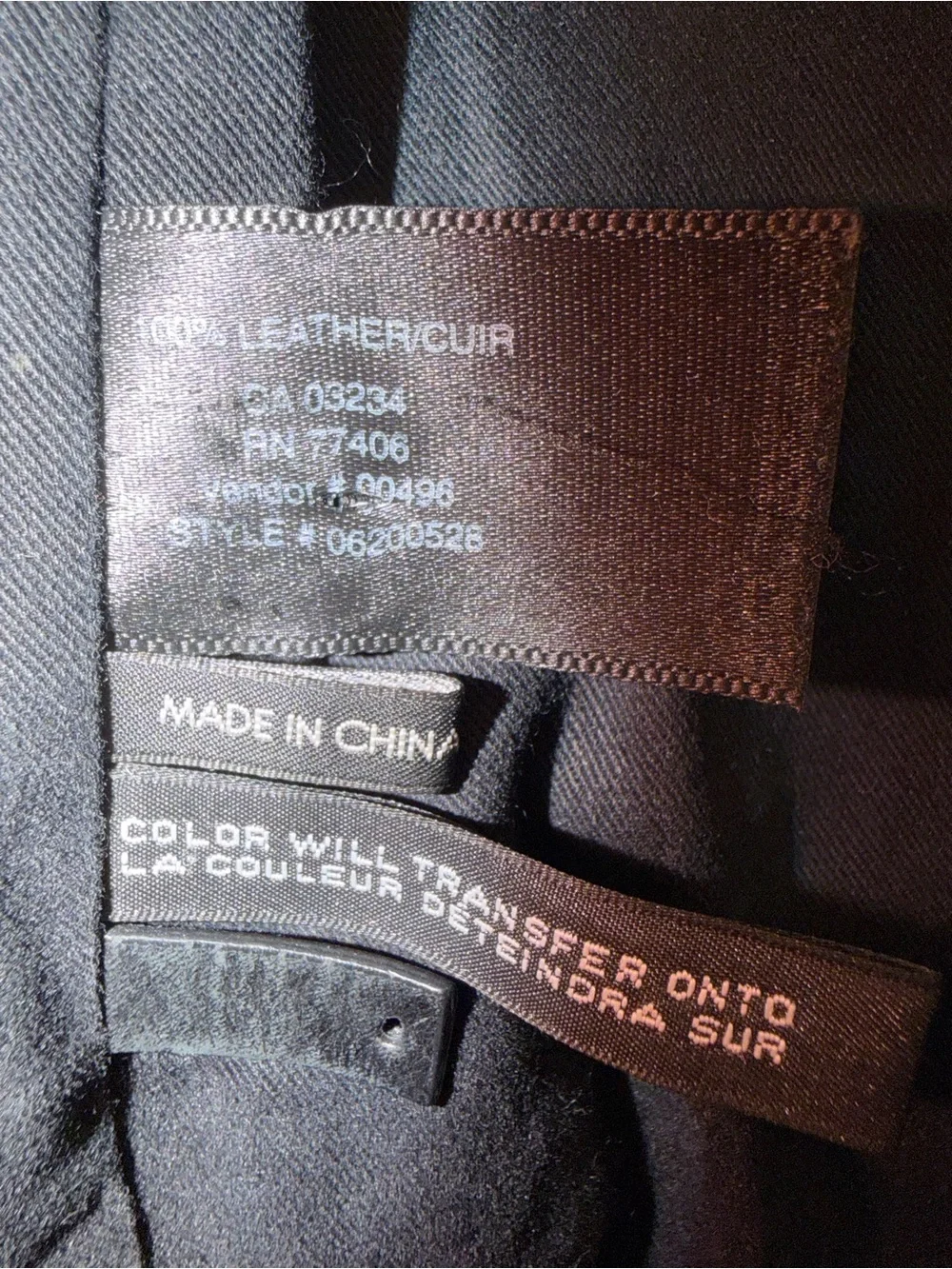 Club Monaco Black Leather Shoulder Bag with Buckle Straps - Picture 7 of 7
